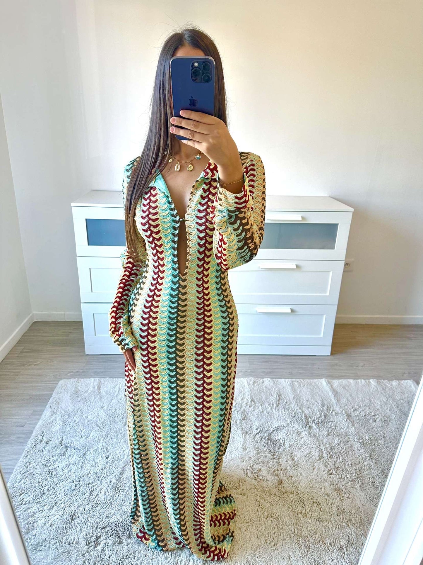 Robe CROCHET foncée