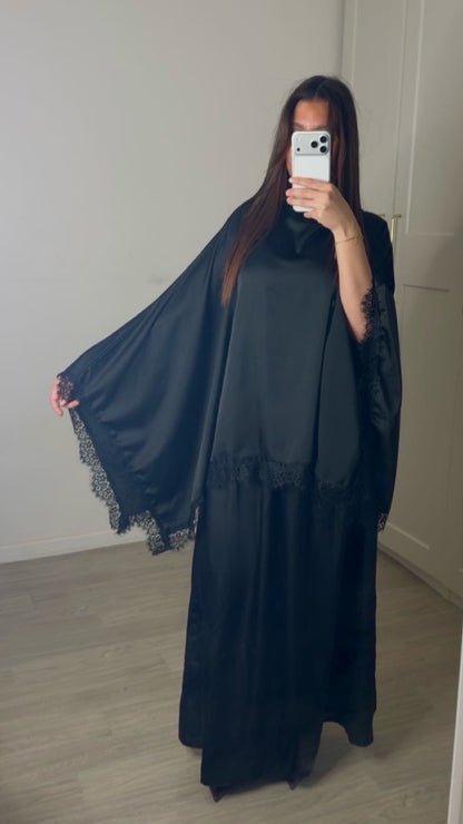 ENSEMBLE SATIN ELEGANCE NOIR