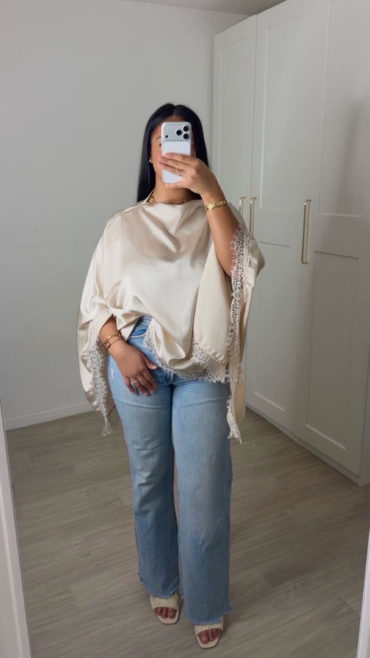 ENSEMBLE SATIN ELEGANCE BEIGE