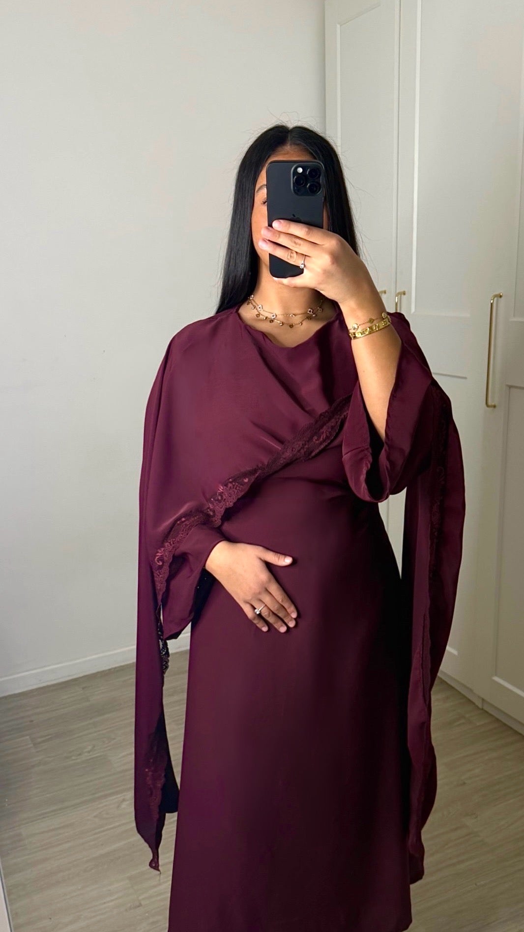 ROBE AMAYA BORDEAUX
