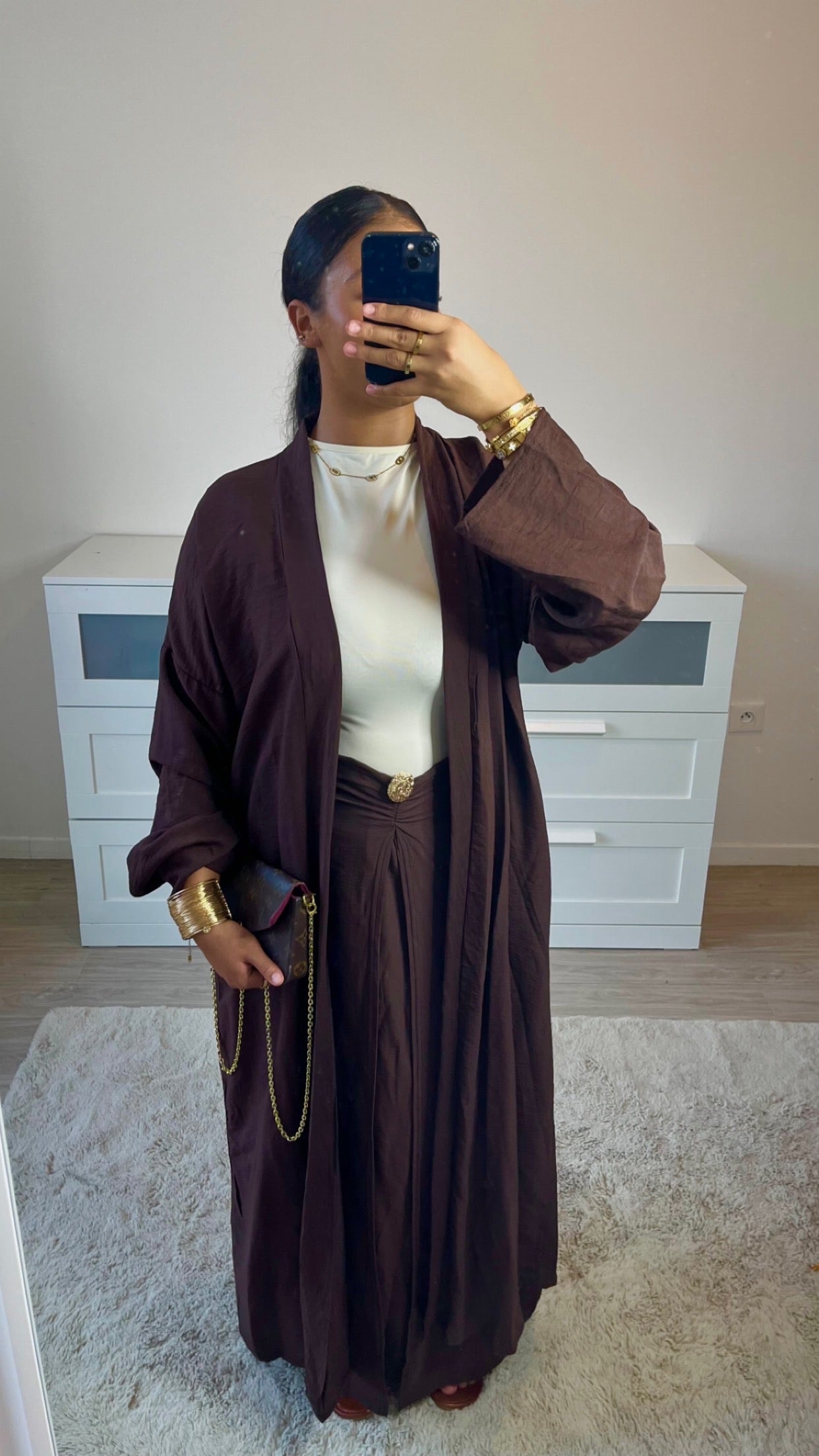 Ensemble NOUR marron