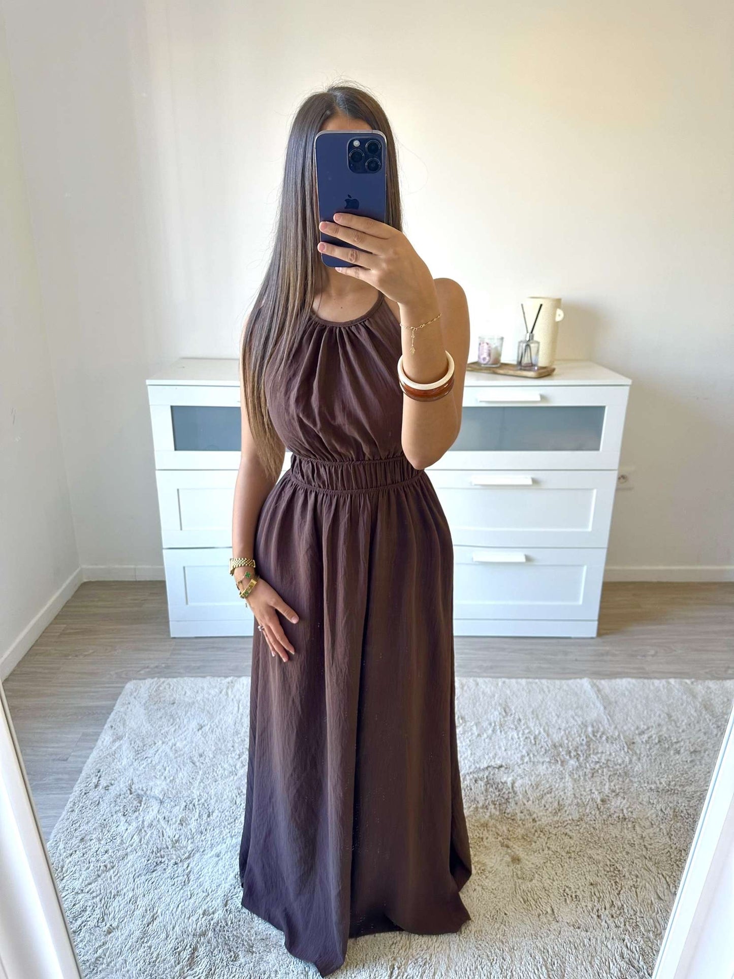 Robe VAYANA marron